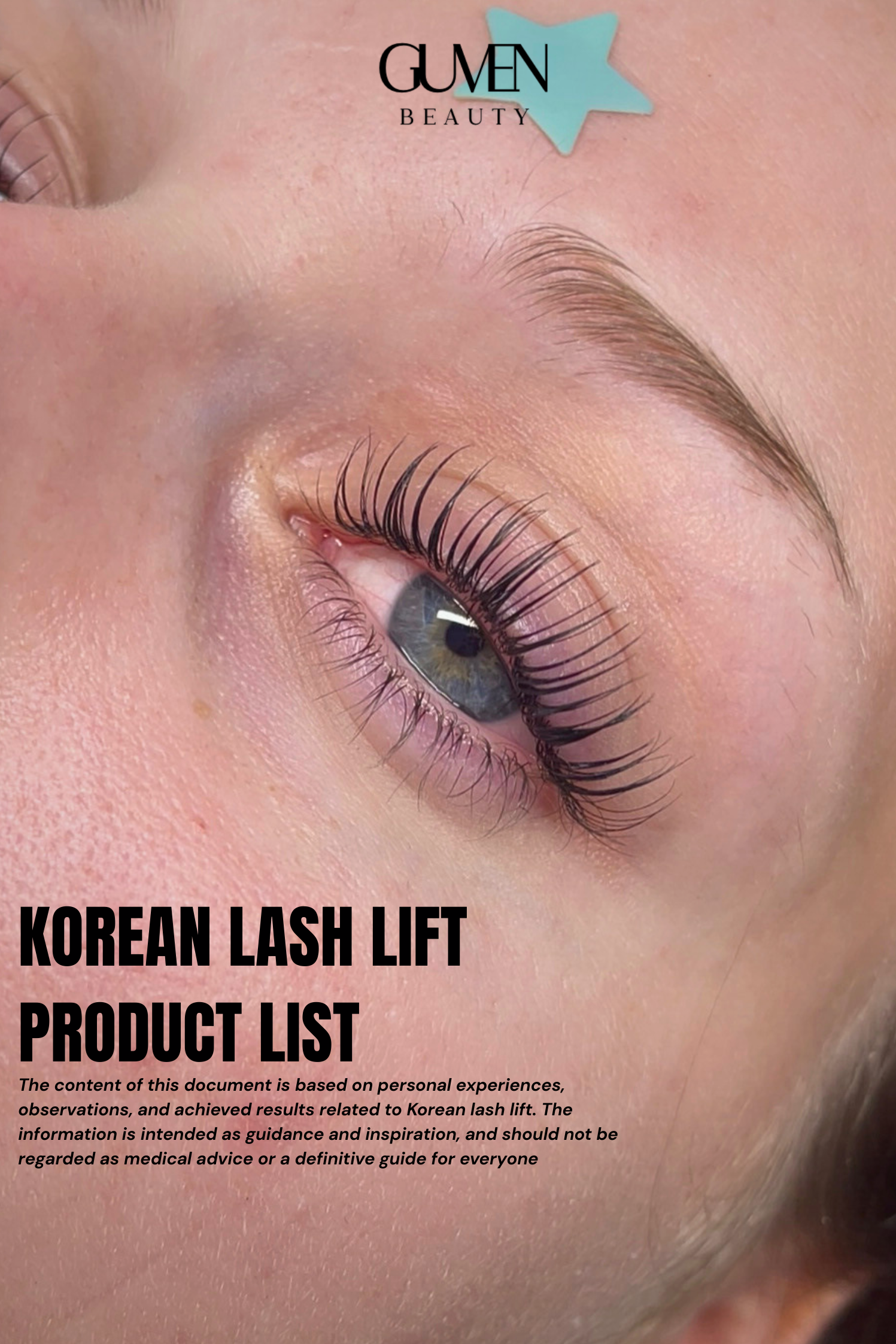 Korean Lash Lift Products List