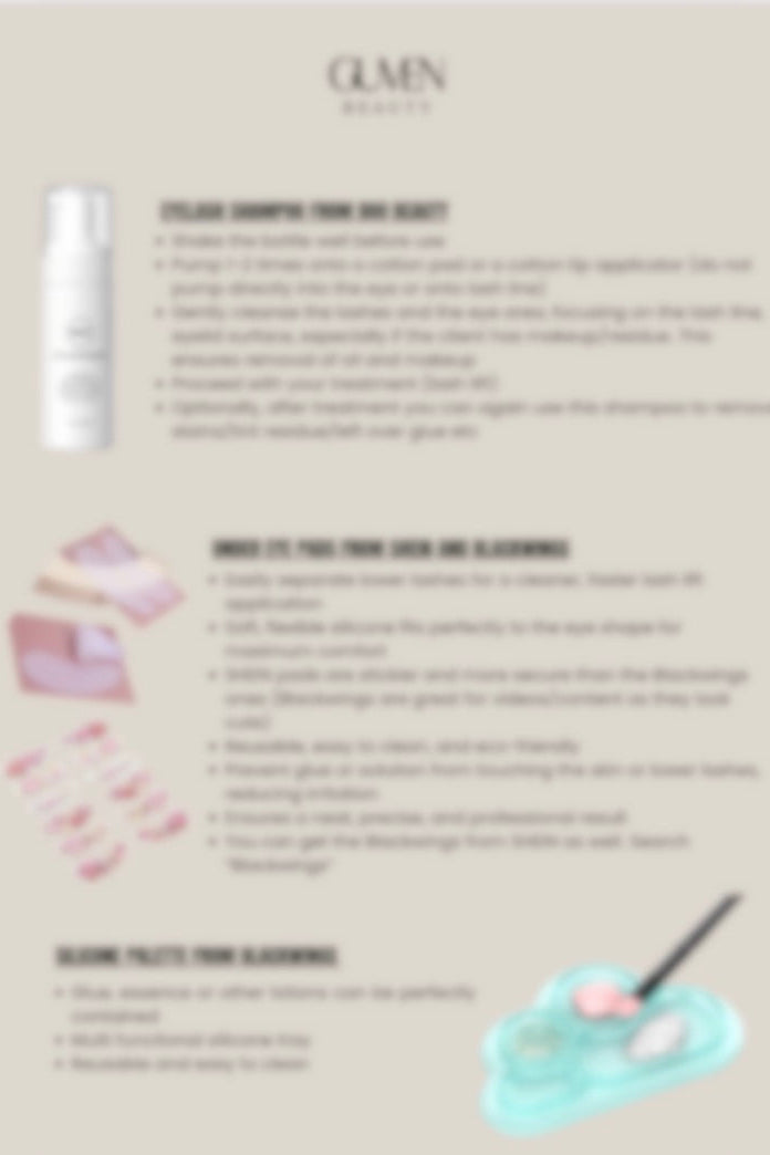 Korean Lash Lift Products List